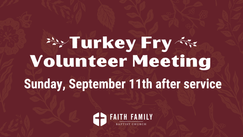 turkey fry volunteers